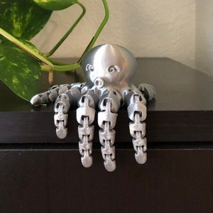 3D-geprinte gelede octopus: leuk fidgetspeeltje
