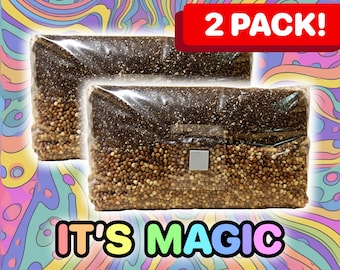 2x "IT'S MAGIC" Mushroom Grow Bag - 5lb