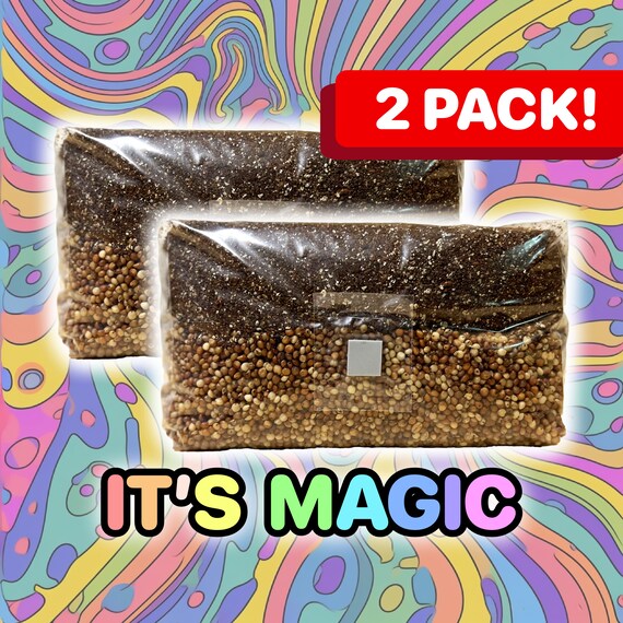 2x "IT'S MAGIC" Mushroom Grow Bag - 5lb