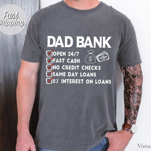 Bank of Dad Etsy
