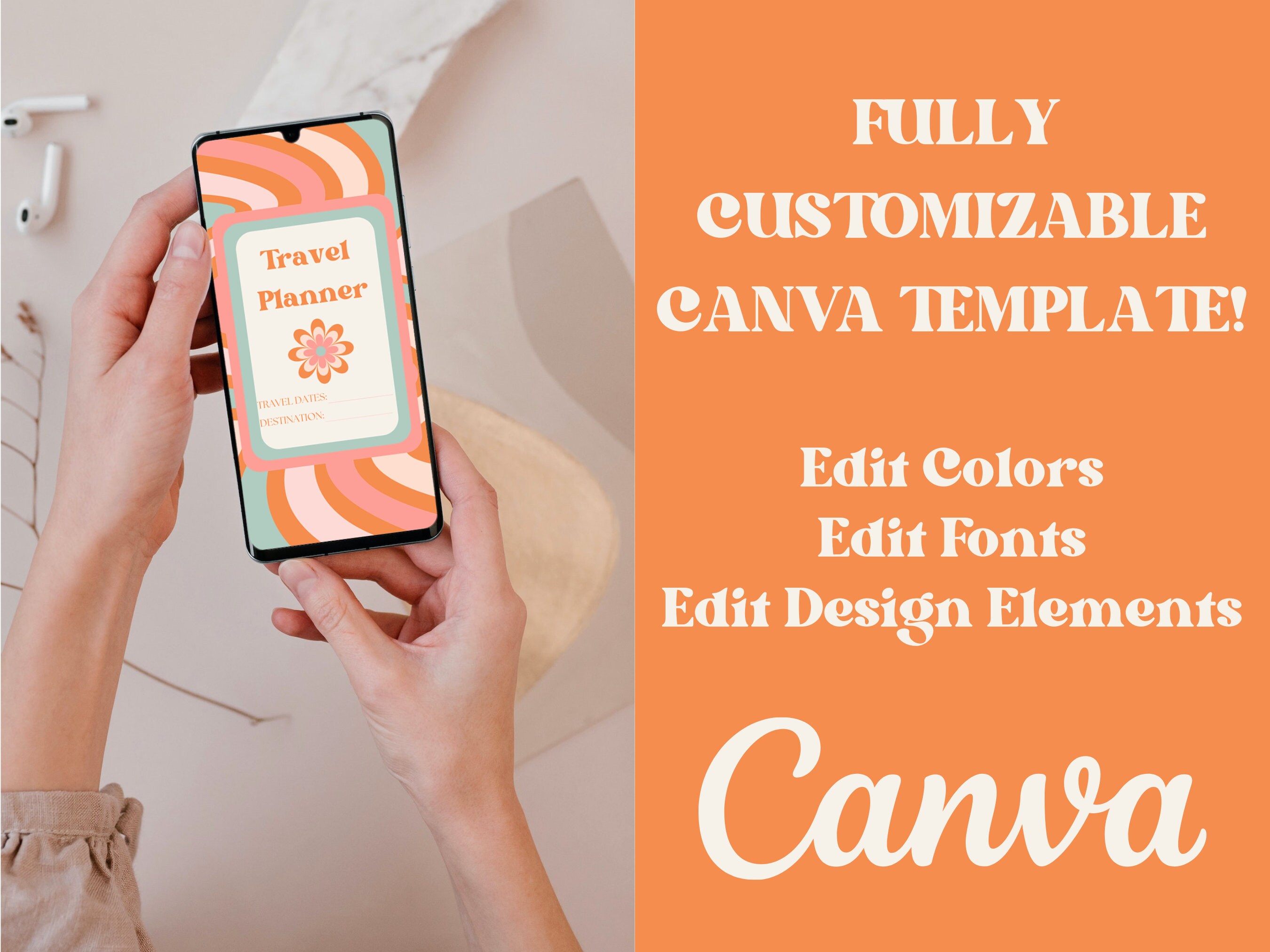 Travel Planner | Canva Template | Travel Guide | Travel Journal ...