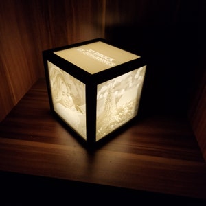 Lithophane Licht Box mit eigenen Bildern