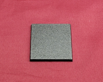 50mm Square Bases - Plain Beveled Bases