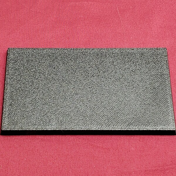 60x100mm Square Base - Plain Beveled Bases