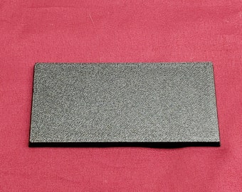 50x100mm Square Bases - Plain Beveled Bases