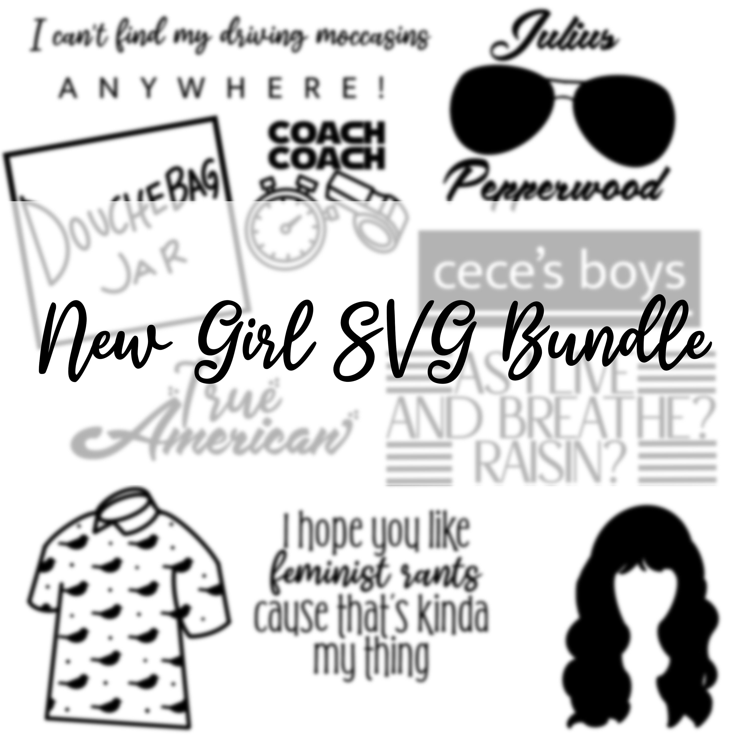 New Girl SVG Bundle Download Etsy