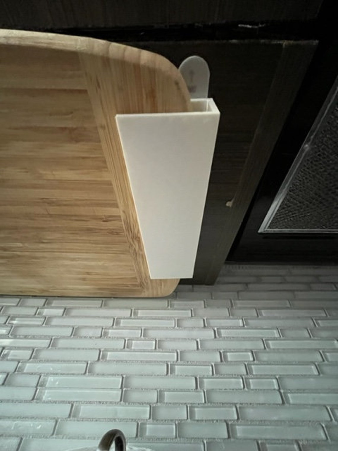 Under Surface Cutting Board Mount Etsy