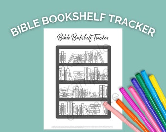 Bible Bookshelf Tracker Printable