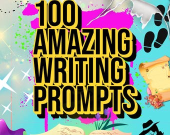 Creative Writing Prompts Pack (100) – Mystery, Romance, Thriller & Adventure Story Starters for Writers