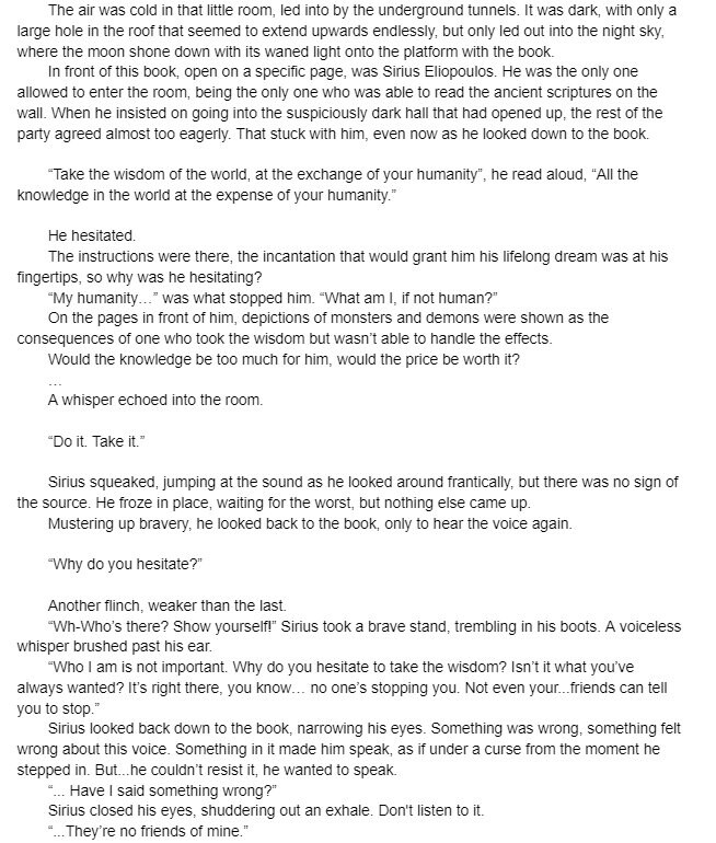 Personalised (1,500+ words) fandom/fiction writing commissions