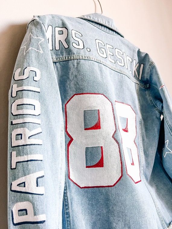 Patriots jean jacket clearance
