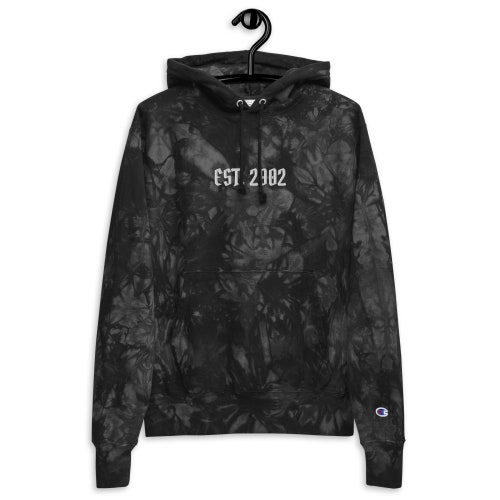 EST. shops 2002 Unisex Champion tie-dye hoodie