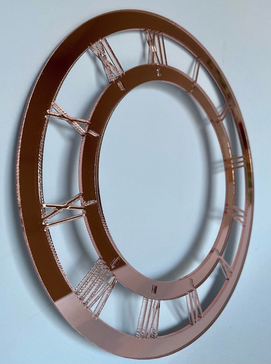 ROUND ACRYLIC PLATE for Mirror Finish for Diy of Clock With Roman ...