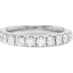 1.80 Carats Natural Diamond 950 Bague Platine Eternity