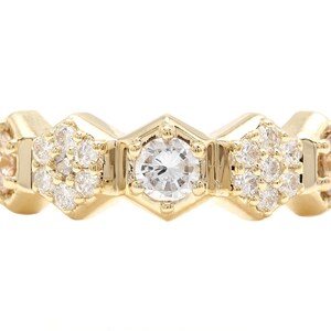 Superb 1.25 Carats Natural Diamond 14K Solid Yellow Gold Ring