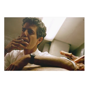 Anthony Bourdain, 2001 | Print Poster, Anthony Bourdain Poster, Anthony Bourdain Print