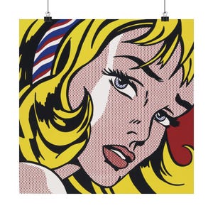 Roy lichtenstein girl with hair ribbon - Etsy 日本