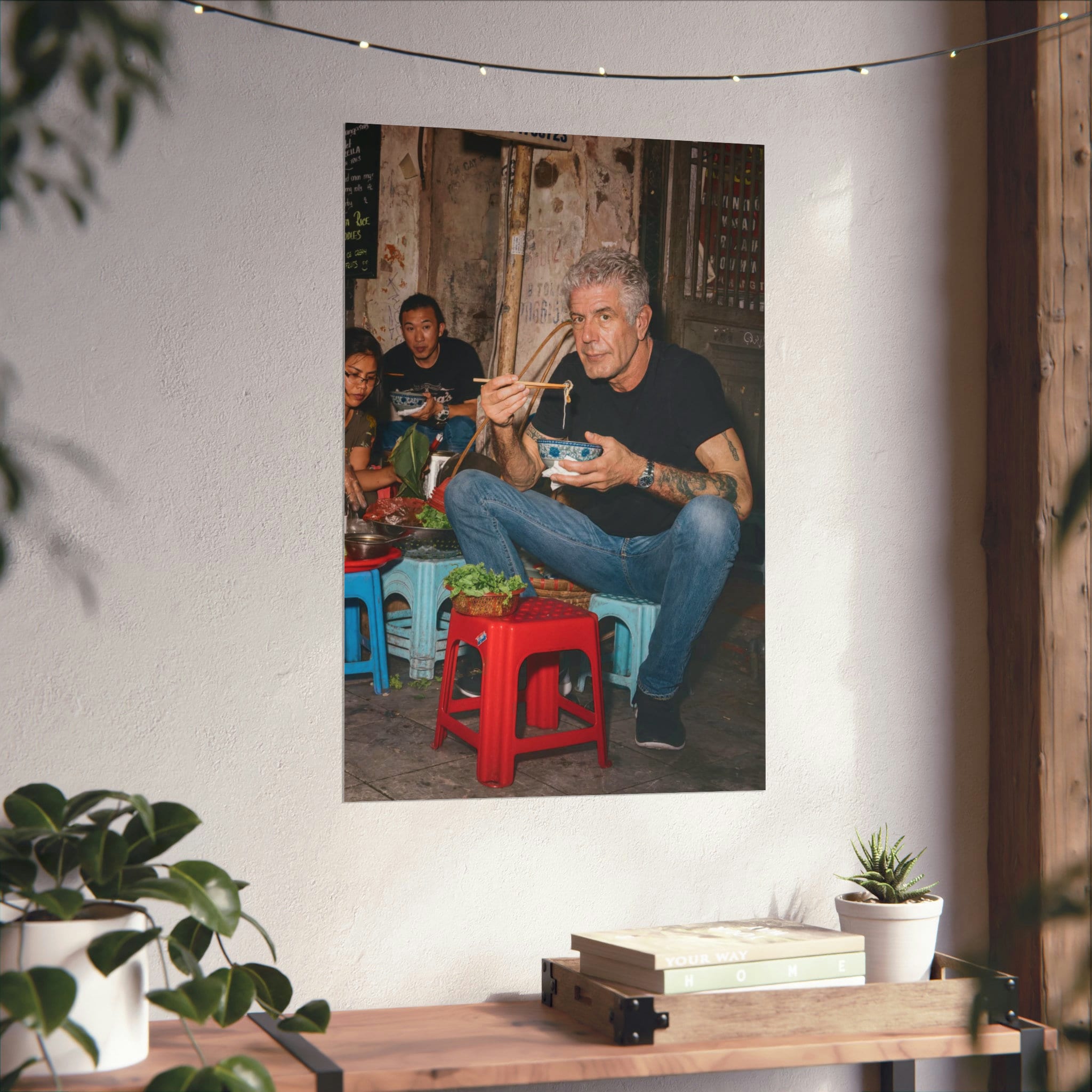 Anthony Bourdain, Hanoi 2016 Parts Unknown Season 8, Print Poster, Anthony Bourdain Poster