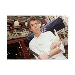 Anthony Bourdain, 2000 | Print Poster, Anthony Bourdain Poster, Anthony Bourdain Print