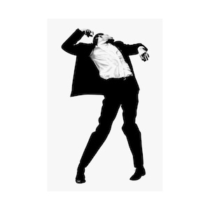 Robert Longo &quot;Men in the Cities&quot; Print Replica | American Psycho Poster, American Psycho Art, American Psycho Inspired Art