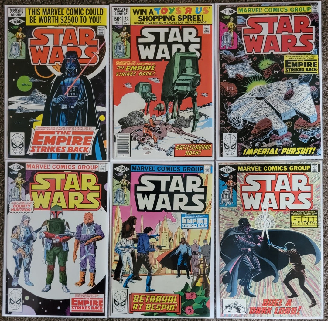 Star Wars Comic Set #39, 40, 41, 42, 43, 44. Empire Strikes Back