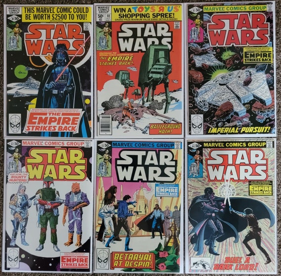 Star Wars Comic Set #39, 40, 41, 42, 43, 44. Empire Strikes Back