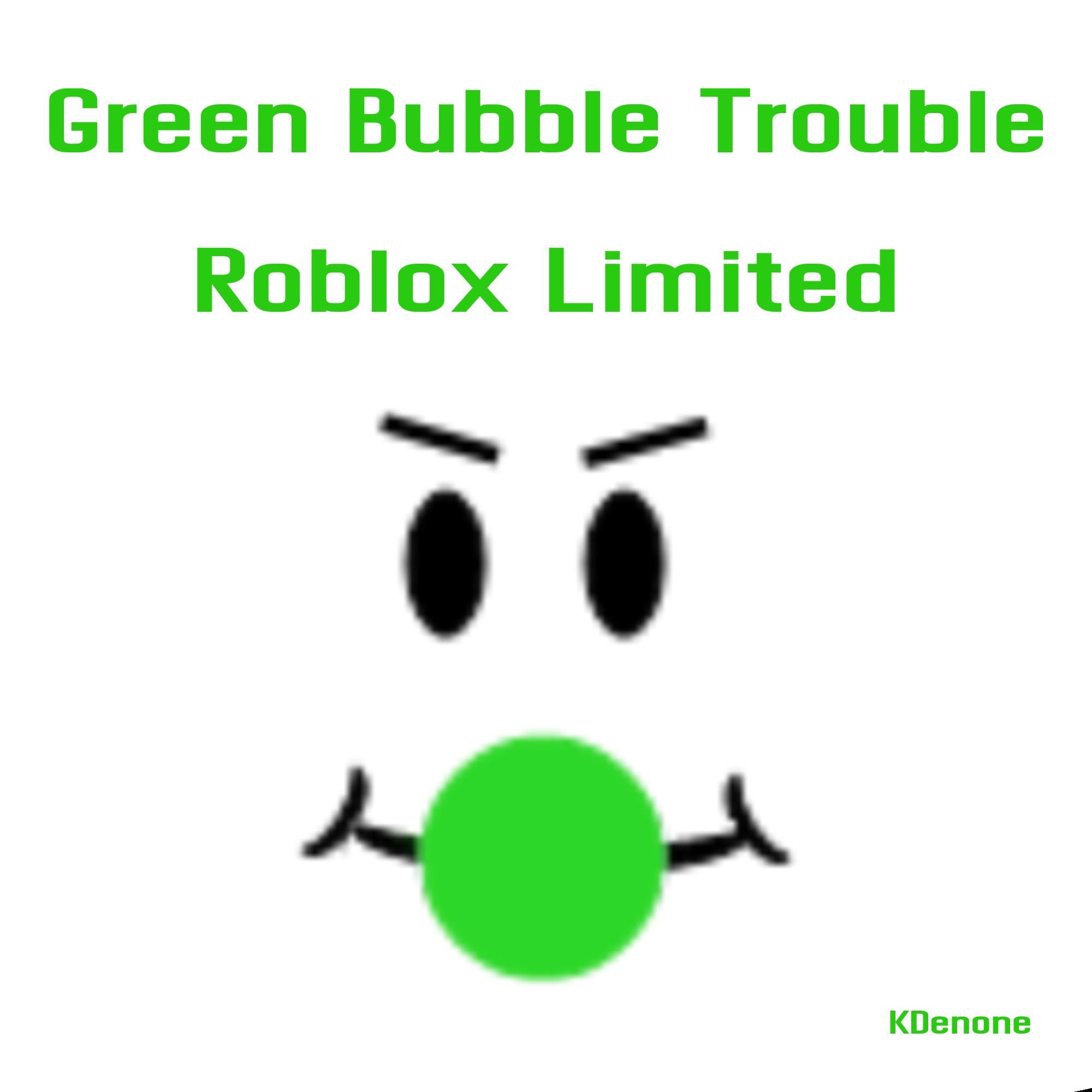 ROBLOX - LIMITED FACE BUBBLE TROUBLE