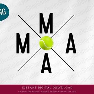 Mamá tenista [PNG] / archivo digital para descarga instantánea