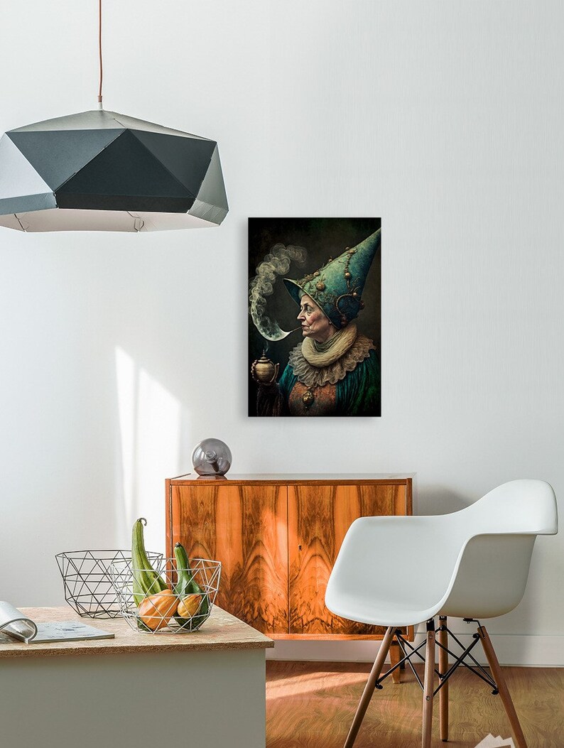 Neurosopher Fairy Godmother Series 6 New Age Magic Striking Wall Art Canvas Memorable Gift Decor