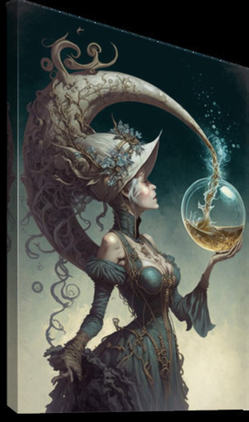 Neurosopher Fairy Godmother Series 2 New Age Wiccan Striking Wall Art Canvas Memorable Gift