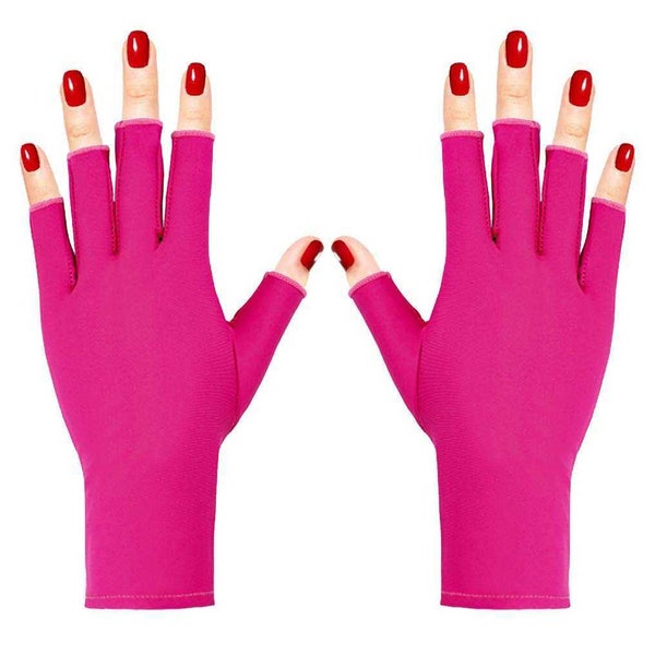 Anti UV Gloves Hand Protection Finger-less Gloves Urban UV Sun Protection Compression Cute Gloves