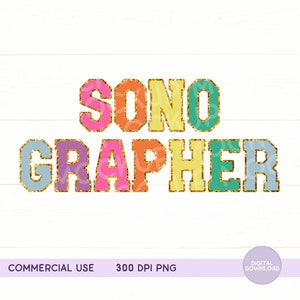 Sonographer PNG | Sonographer Sublimation | Ultrasound Tech Sublimation | Sonography T-Shirt png | Preppy Career Ultrasound Technologist