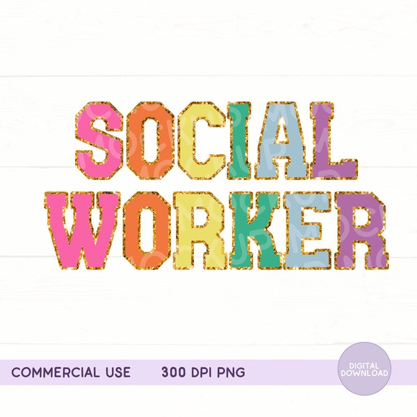 Social Worker Preppy PNG | Social Worker Sublimation | Social Work Sublimation | Social Worker Tshirt Design | Preppy Career PNG | PNG Art