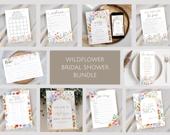 Wildflower Bridal Shower Bundle, Wildly In Love