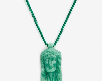 Jade jesus best sale piece