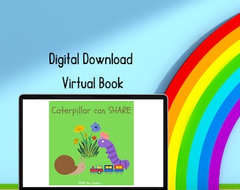 Social skills for Children, Sharing, Simple Books, Digital Book, Friends, Peer Play