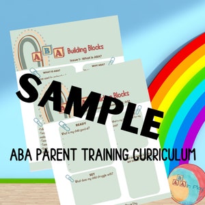 Curriculum ABA-oudertraining Les 1, Gedragsmanagement, hand-outs voor toegepast gedrag-training voor ouders, waar gaat ABA over