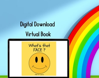 Social skills for Children, Feelings, Simple Books, Digital Book, Facial Expressions, Big Feelings