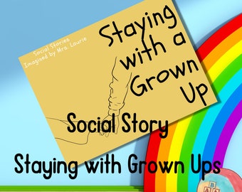 Social story, Stay with grown ups social stories, Social story about running away, Elopement social story