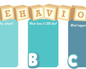ABA Parent Visuals for Behavior/Skill Charts