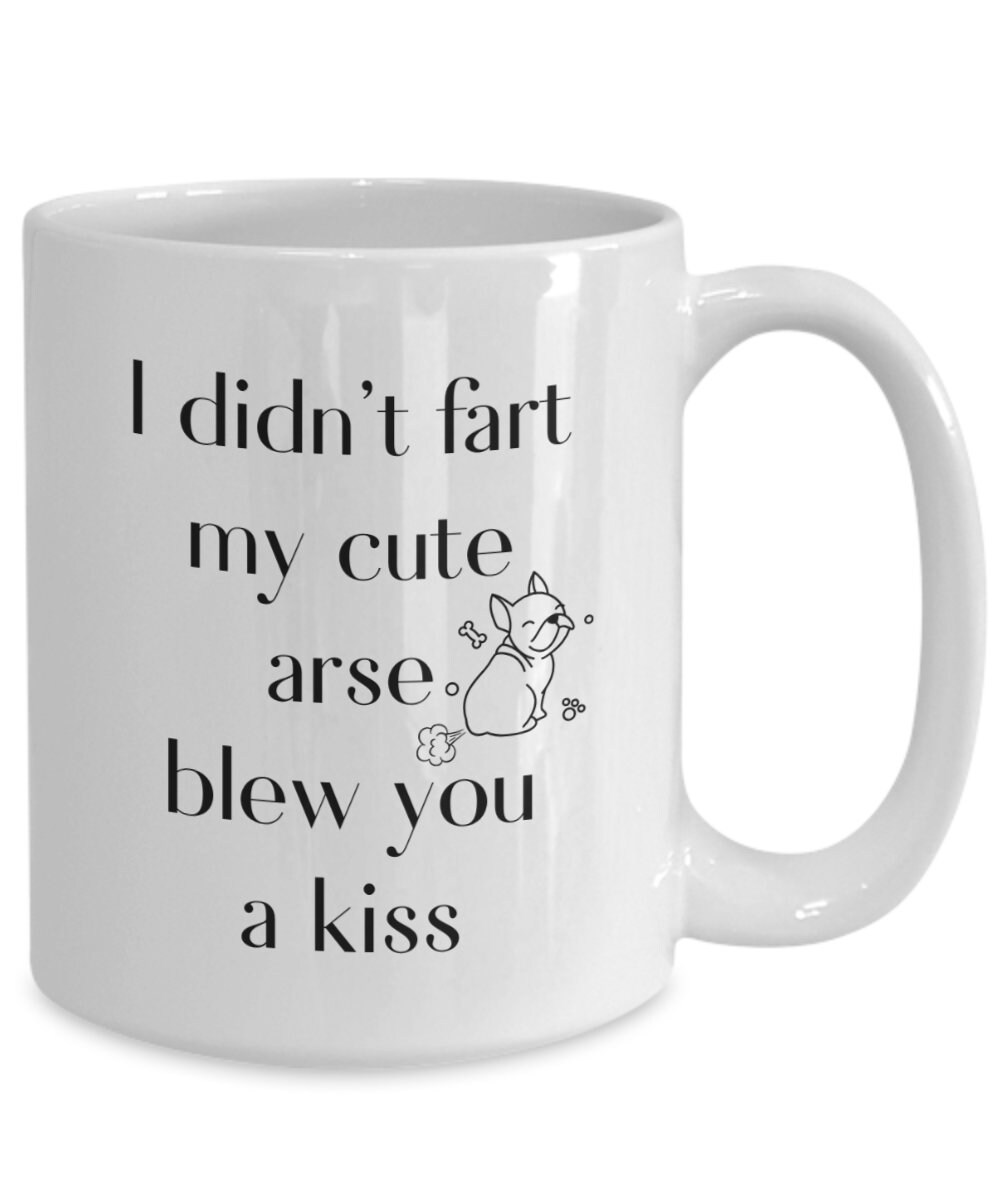 Farting Frenchies Mug Fart Joke Mug for Frenchie Mom French Etsy
