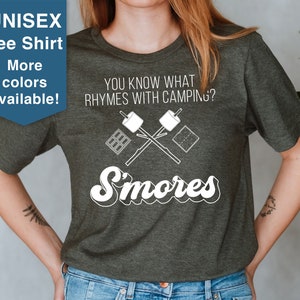You Know What Rhymes With Camping Alcohol Shirt - Camping Adventure, Funny Camping Shirt, Camping And Alcohol, Camping Life.
