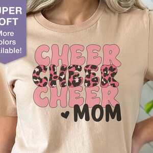 Cheer Mom Shirt for Mother’s Day Gift, Cheerleader Mom Shirts, Cheer Mom TShirts, cheer mom tee, Cheerleading Mom T Shirts, Mom Gift