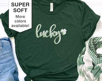 Lucky Shamrock St Patrick's Day Tee Shirt