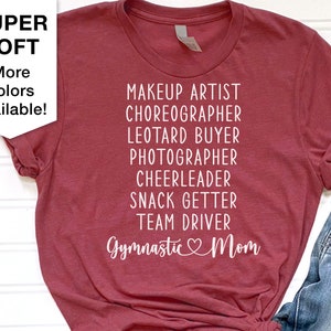 Gymnastics Mom Shirt gift for Mother’s Day, Gymnastics Mom Tee shirt, Gift for mom of gymnast, Gymnastic Mom T-shirt, Gymnastic Mom gift