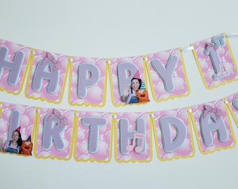 Personalized Ms. Rachel Inspired Happy Birthday Banner | Pastels Birthday Party Decorations for Girls