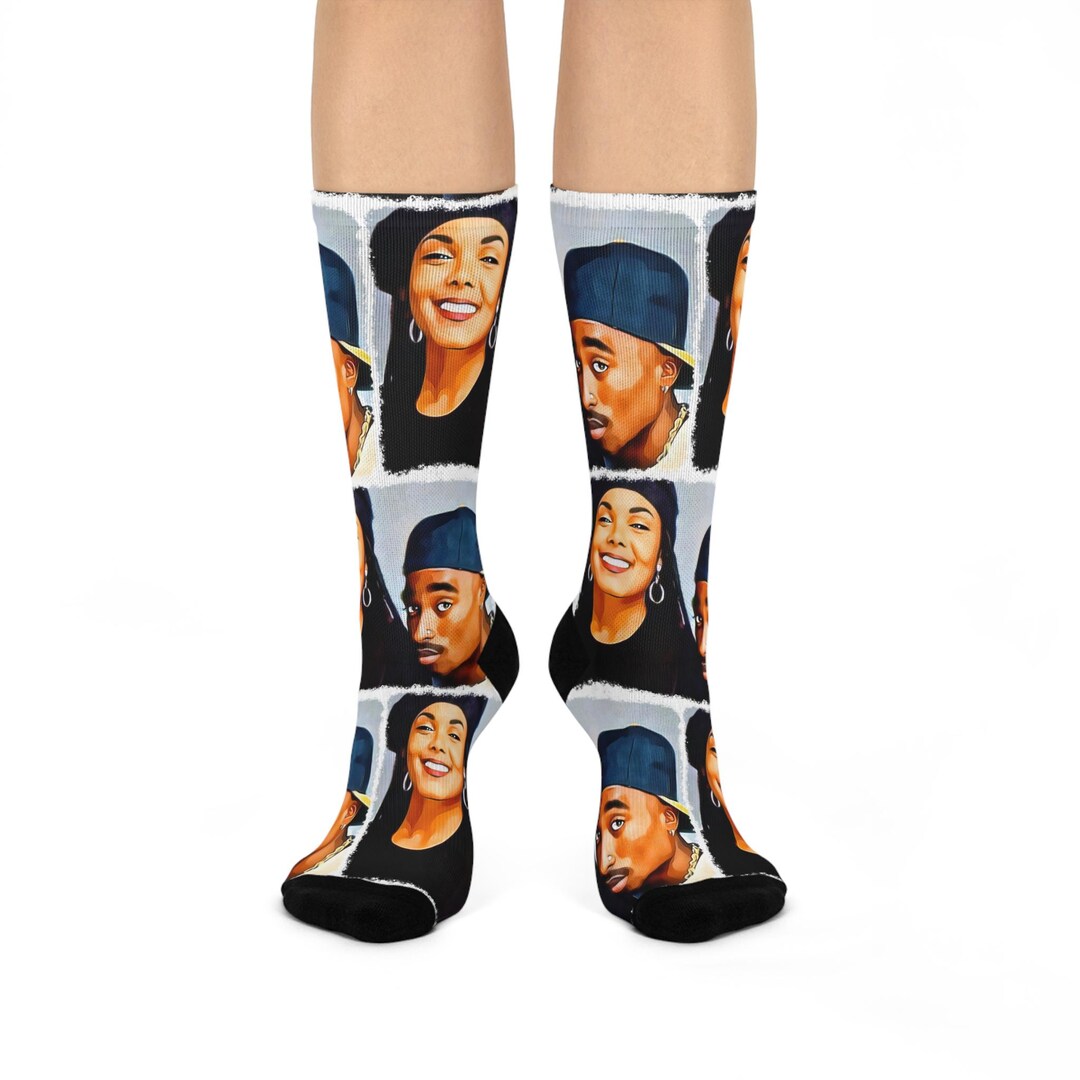 Chance The Rapper Sock Cushioned Crew Socks With Iconic Portraits, Funky Fashion Socks, Hip ...