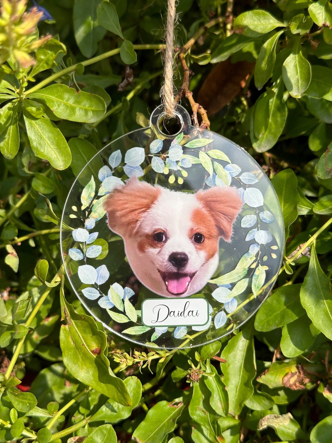 Personalized Pet Christmas Tree Decoration Acrylic Xmas Tree Etsy