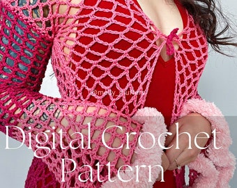 Mermaid Dream Robe Crochet Digital PDF Pattern
