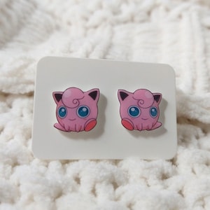 Jigglypuff Earrings Etsy